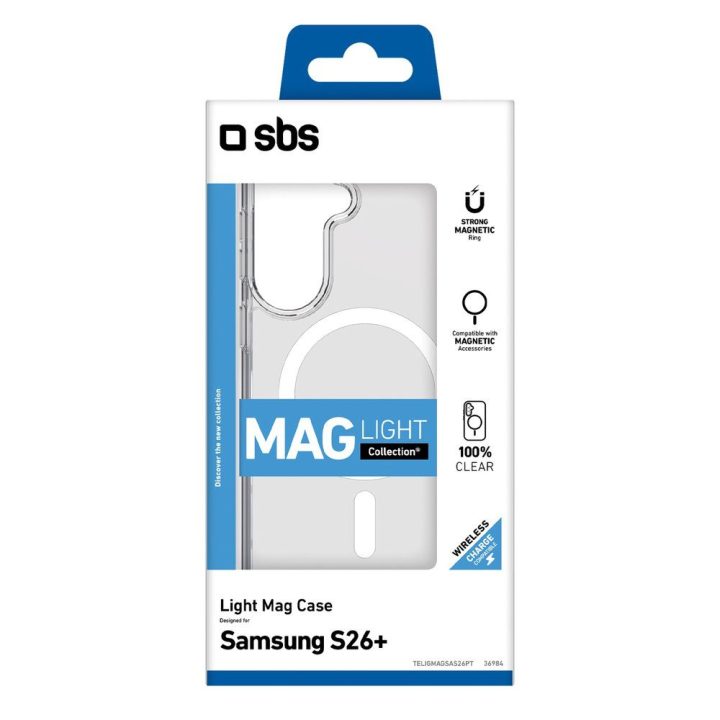 Dėklas Samsung Galaxy S26 Plus suderinamas su MagSafe, permatomas SBS