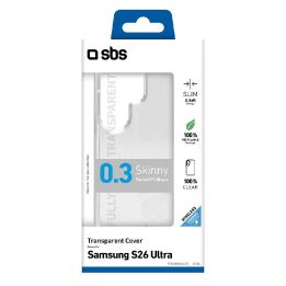 Dėklas telefonui Samsung Galaxy S26 Ultra, plonas skaidrus SBS