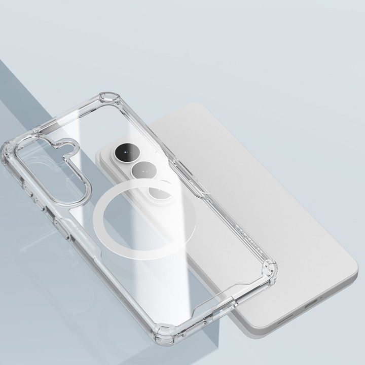 Dėklas Samsung Galaxy S26+ suderinamas su MagSafe, permatomas Nillkin