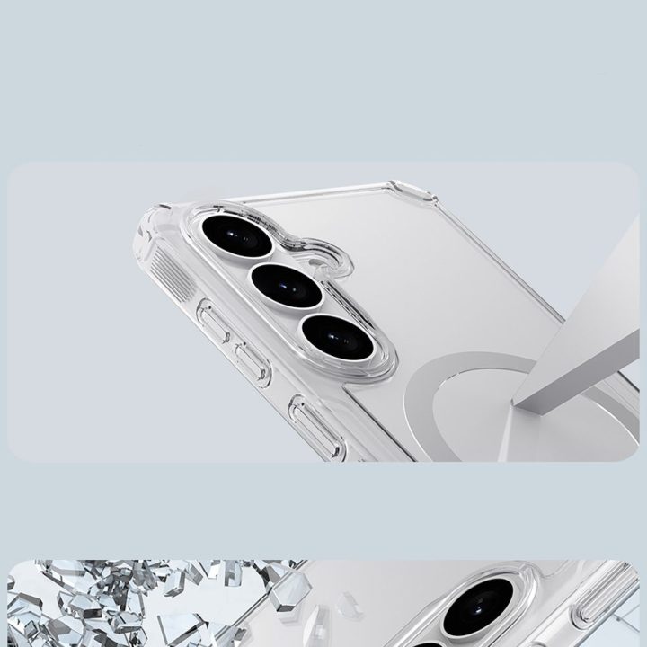 Dėklas Samsung Galaxy S26+ suderinamas su MagSafe, permatomas Nillkin