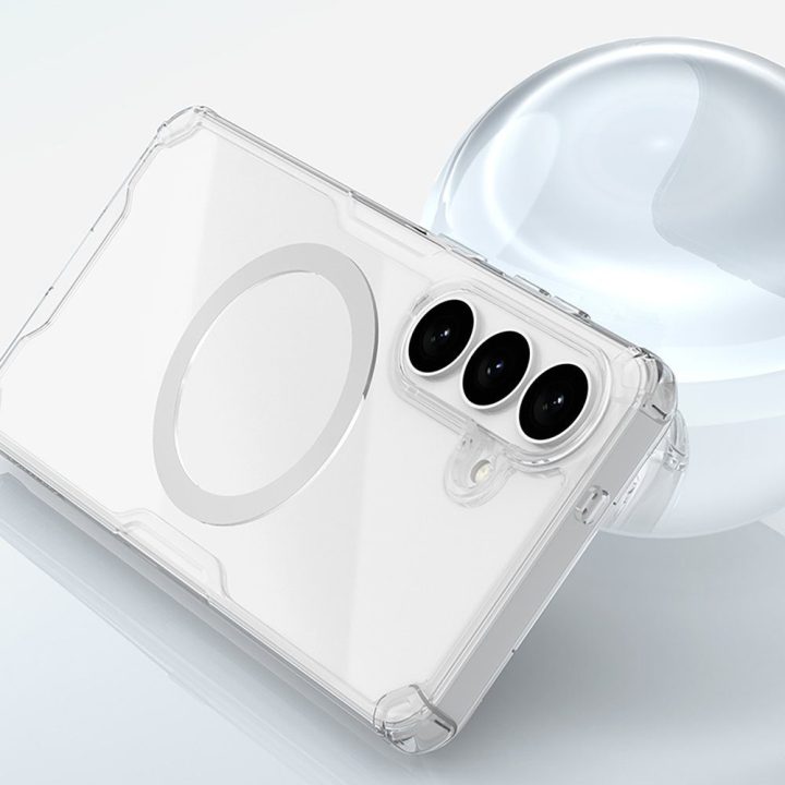 Dėklas Samsung Galaxy S26+ suderinamas su MagSafe, permatomas Nillkin