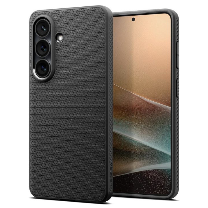 Dėklas Samsung Galaxy S26, plonas TPU, juodas Spigen
