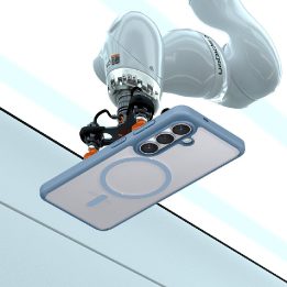 Dėklas Samsung Galaxy S26, suderinamas su MagSafe, skaidriai mėlynas Spigen