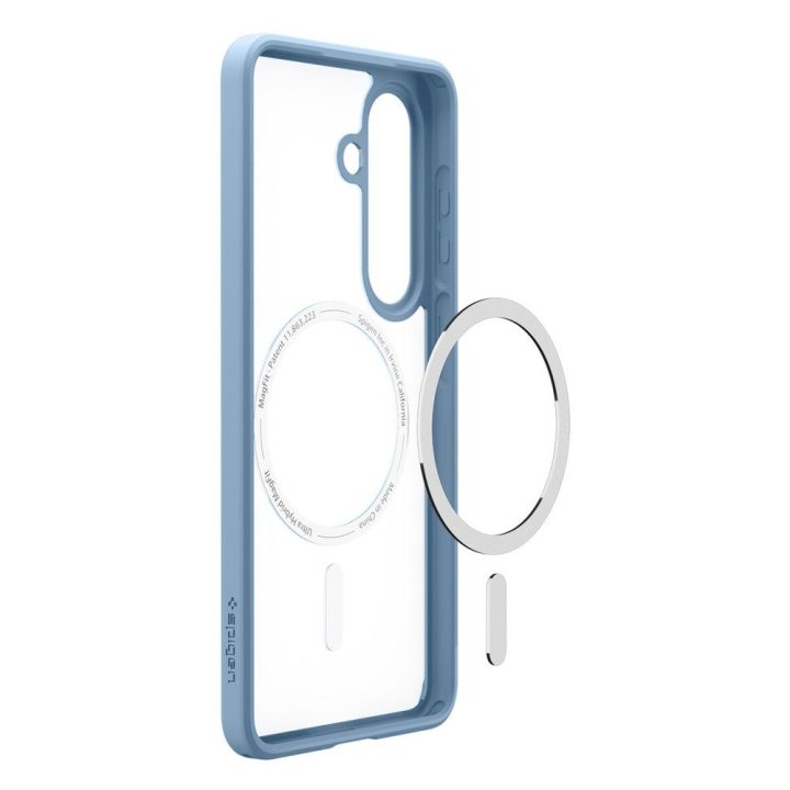Dėklas Samsung Galaxy S26, suderinamas su MagSafe, skaidriai mėlynas Spigen