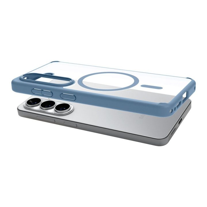 Dėklas Samsung Galaxy S26, suderinamas su MagSafe, skaidriai mėlynas Spigen