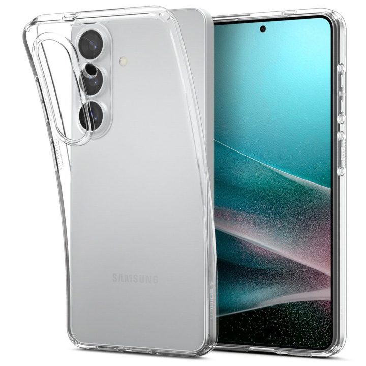 Dėklas telefonui Samsung Galaxy S26+ TPU, skaidrus Spigen