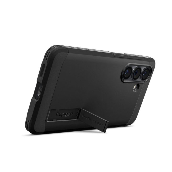 Dėklas telefonui Samsung Galaxy S26+ su MagSafe žiedu, juodas Spigen