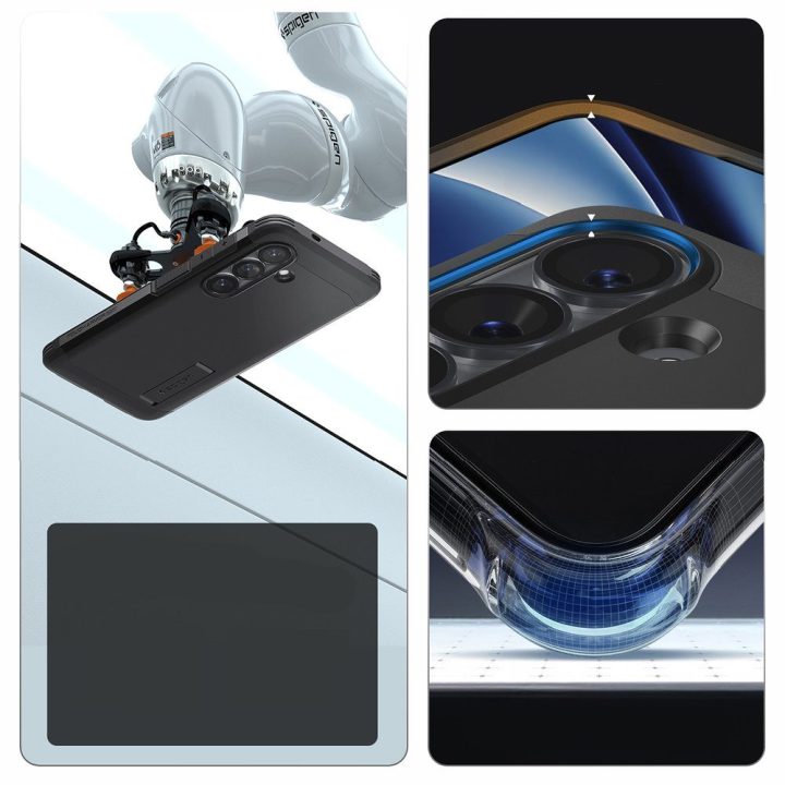 Dėklas telefonui Samsung Galaxy S26+ su MagSafe žiedu, juodas Spigen