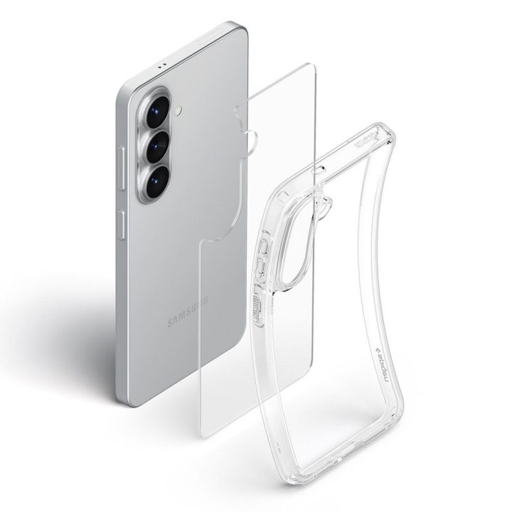 Dėklas Samsung Galaxy S26+ – skaidrus, plonas Spigen Ultra Hybrid