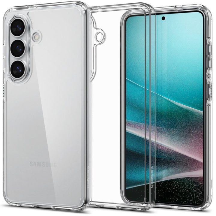 Dėklas Samsung Galaxy S26+ – skaidrus, plonas Spigen Ultra Hybrid