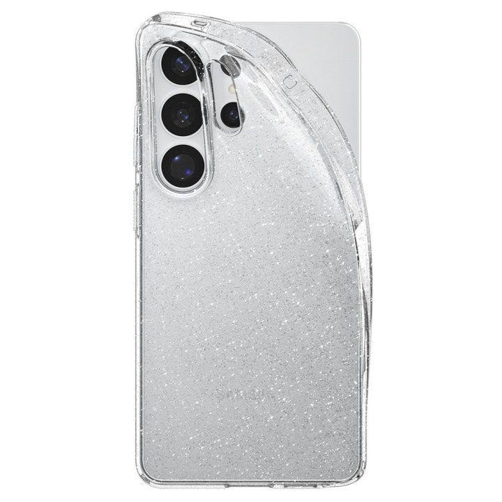 Dėklas Samsung Galaxy S26 Ultra, skaidrus su blizgučiais Spigen