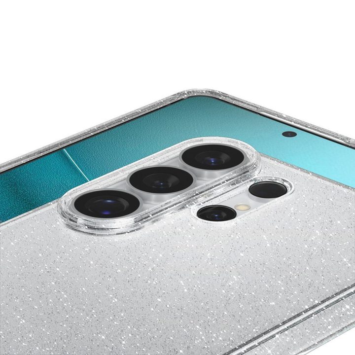 Dėklas Samsung Galaxy S26 Ultra, skaidrus su blizgučiais Spigen