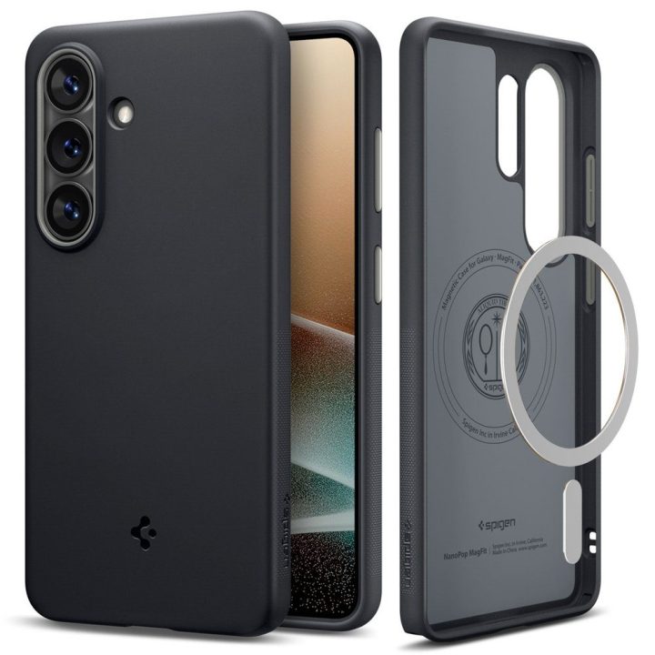 Dėklas Samsung Galaxy S26 Ultra, suderinamas su MagSafe, juodas Spigen