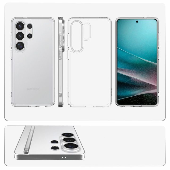 Dėklas Samsung Galaxy S26 Ultra – skaidrus, plonas Spigen