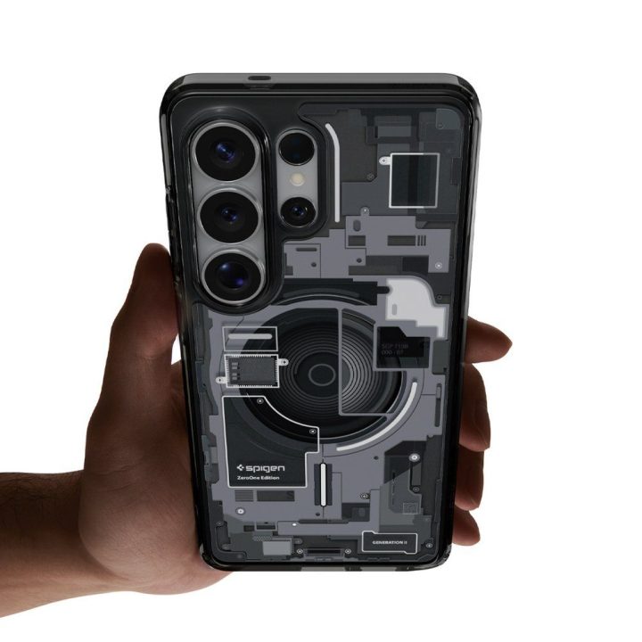 Dėklas Samsung Galaxy S26 Ultra, MagSafe suderinamas, permatomas – Spigen