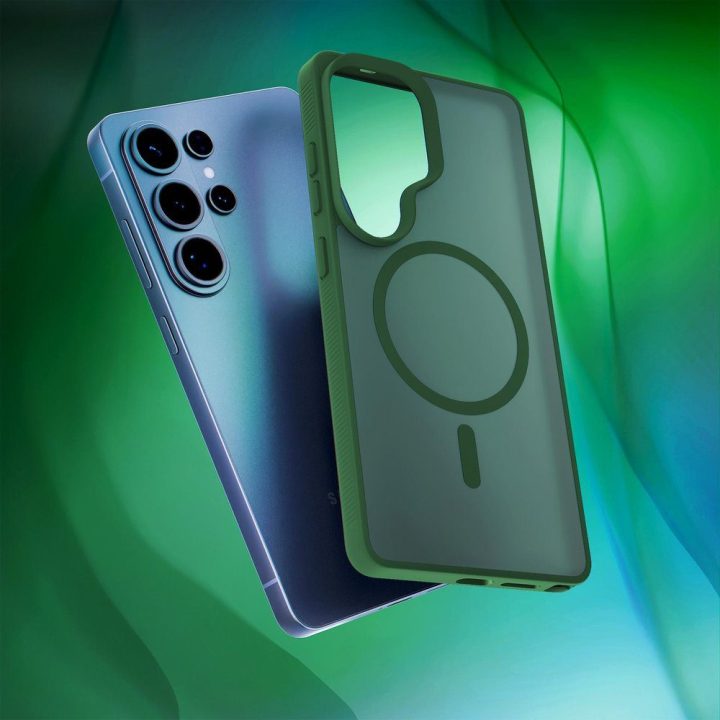 Dėklas Samsung S26 Ultra, MagSafe suderinamas — 3mk Smoke MagCase