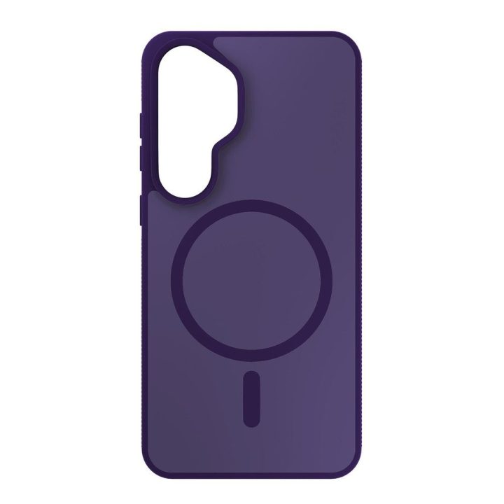 Telefono dėklas suderinamas su MagSafe, violetinės spalvos 3mk Smoke MagCase