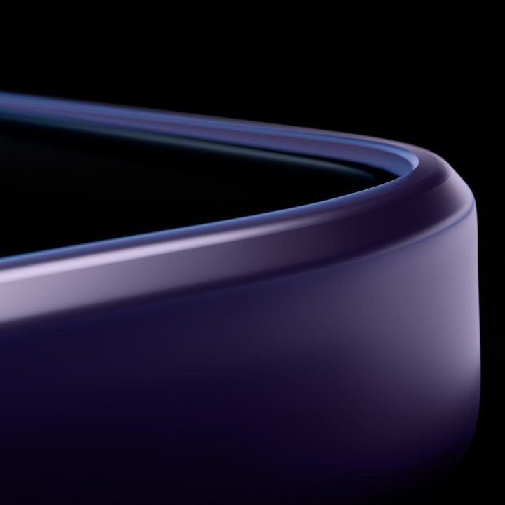 Dėklas telefonui MagSafe suderinamas, violetinis polikarbonatas 3mk Smoke MagCase