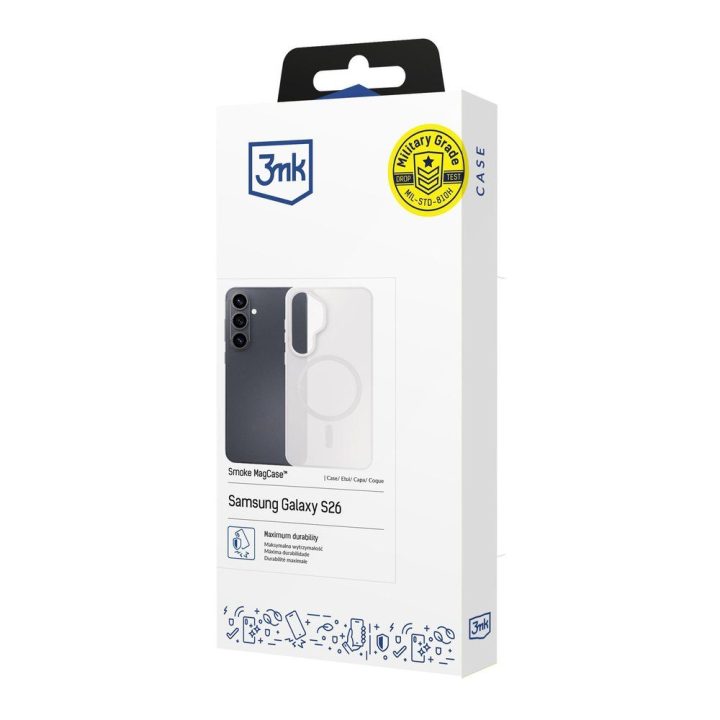 Telefono dėklas Samsung Galaxy S26, suderinamas su MagSafe 3mk