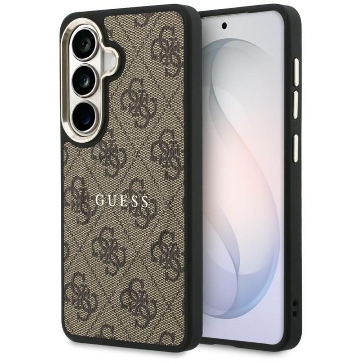 Dėklas Samsung Galaxy S26 su MagSafe, rudos spalvos Guess