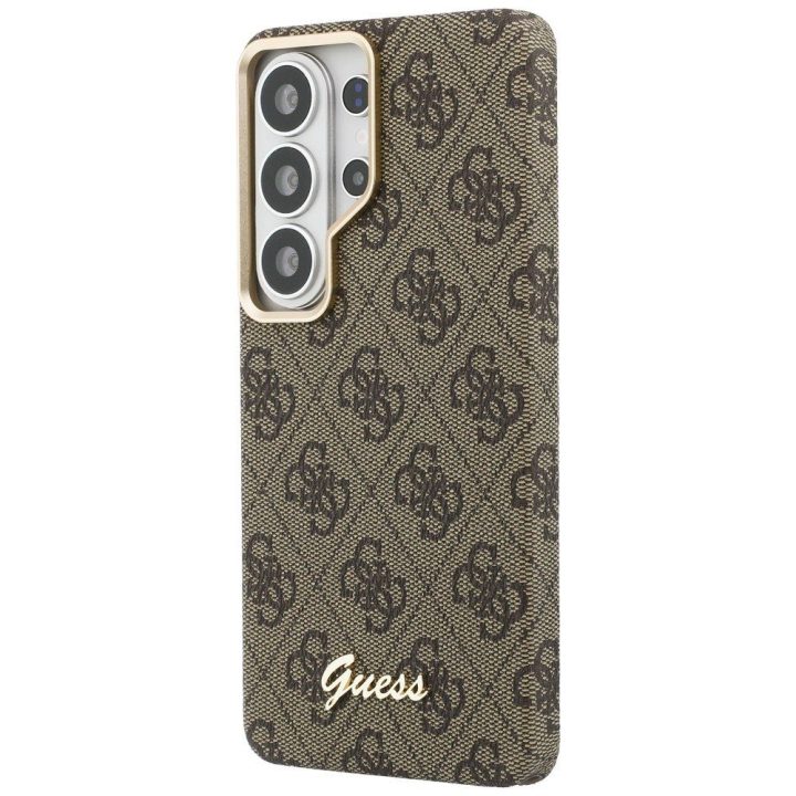 Dėklas telefonui Samsung Galaxy S26 Ultra MagSafe, rudas Guess
