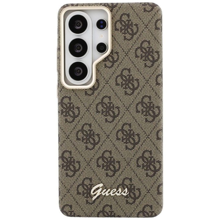 Dėklas telefonui Samsung Galaxy S26 Ultra MagSafe, rudas Guess