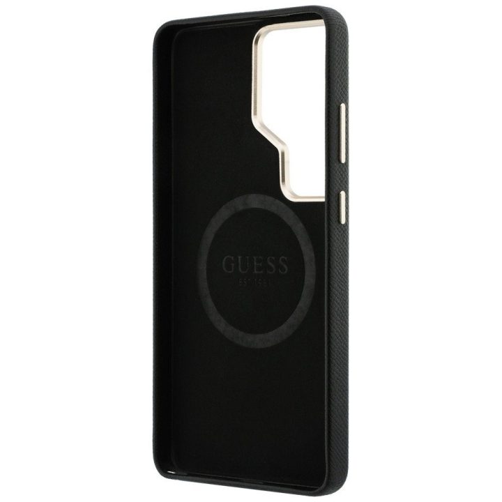 Dėklas Samsung Galaxy S26 Ultra MagSafe, juodas Guess