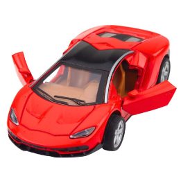 Žaislinis metalinis sportinis automobilis 1:32, raudonas