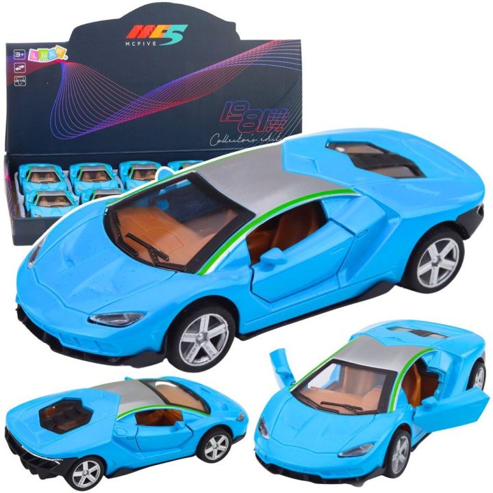 Žaislinis automobilis 1:32 iš metalo, mėlynas