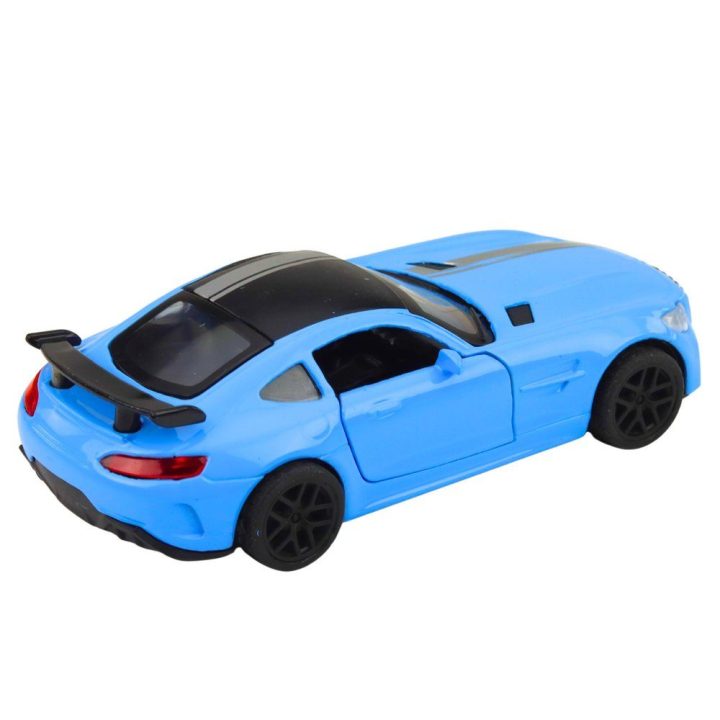 Vaikiškas metalinis sportinis automobilis 1:32, su šviesa ir garsais