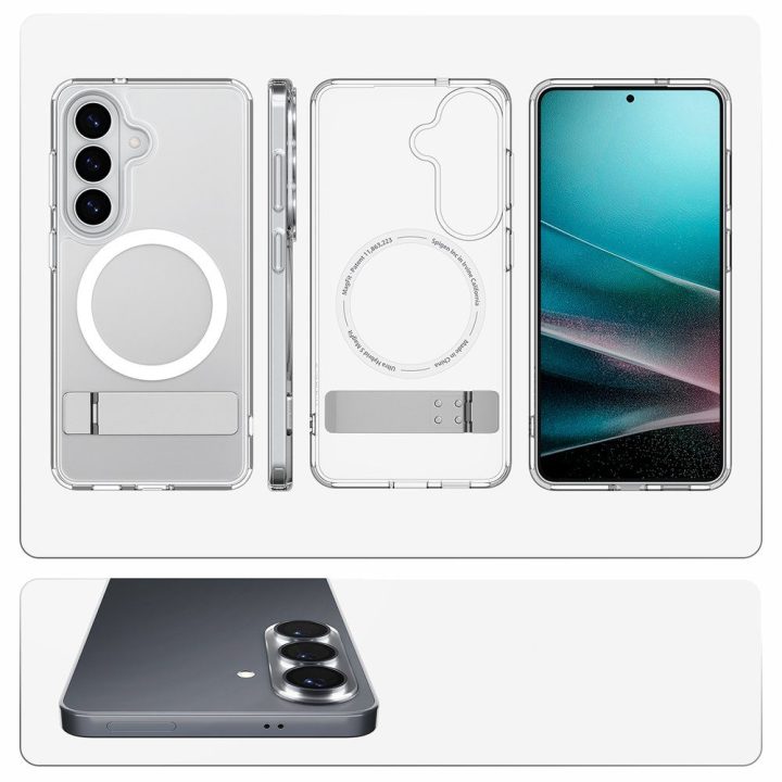 Dėklas Samsung Galaxy S26, MagSafe suderinamas, skaidrus Spigen