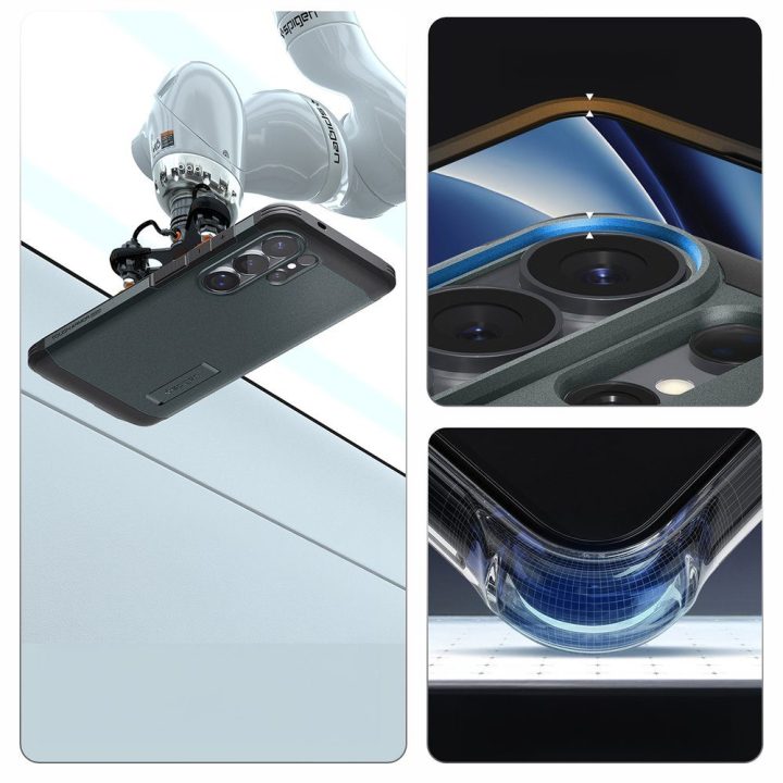 Dėklas Samsung Galaxy S26 Ultra su MagSafe magnetu, žalias Spigen