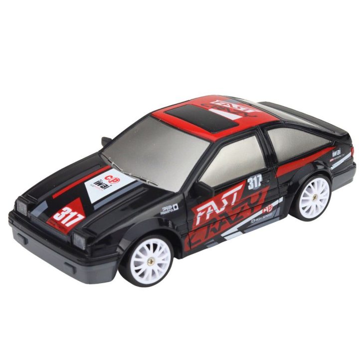 Vaikiškas nuotolinio valdymo drifto automobilis 1:24 juodas