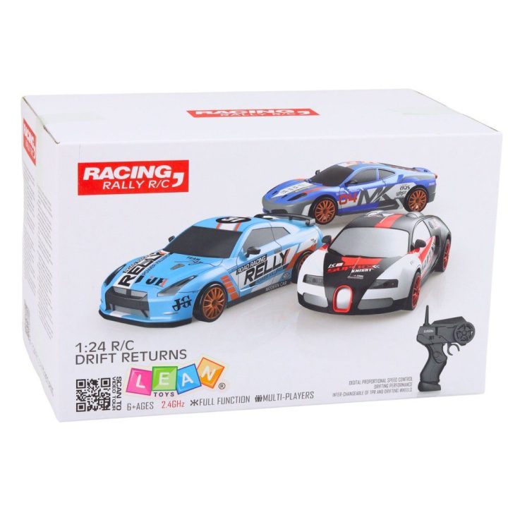 Vaikiškas nuotolinio valdymo drifto automobilis 1:24 juodas
