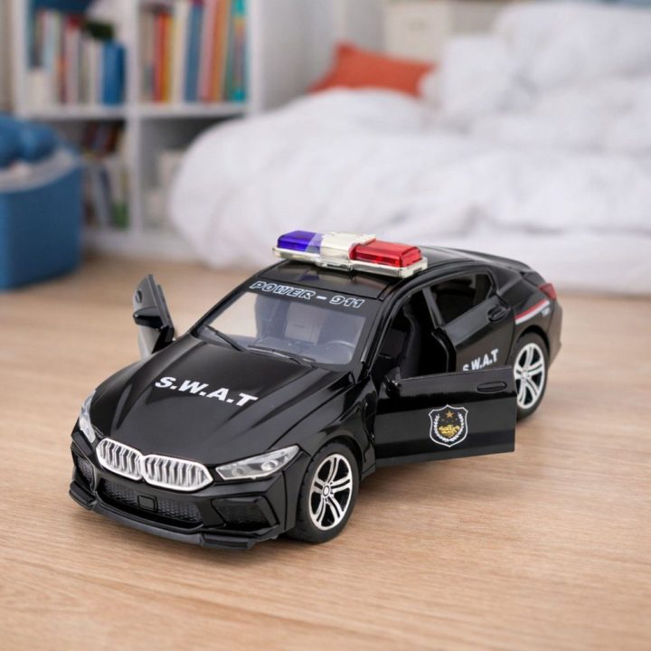 Automobilis vaikiškas su šviesomis ir garsais SWAT