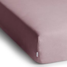 Paklodė su guma 180–200×200+30 cm gintarinė/alyvinė