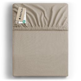 Paklodė su guma 220–240×220+30 cappuccino