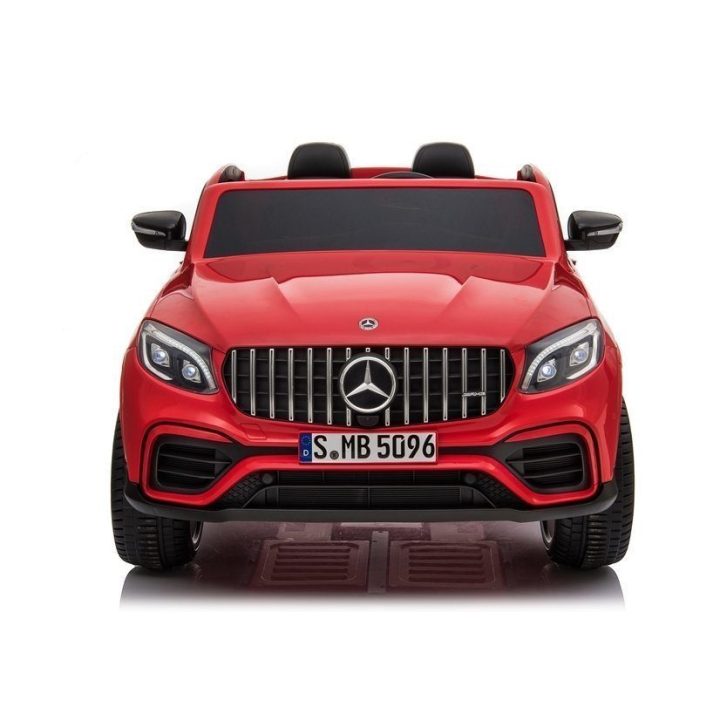 Elektrinis vaikiškas automobilis 2 vietų, raudonas GLC 63S Mercedes