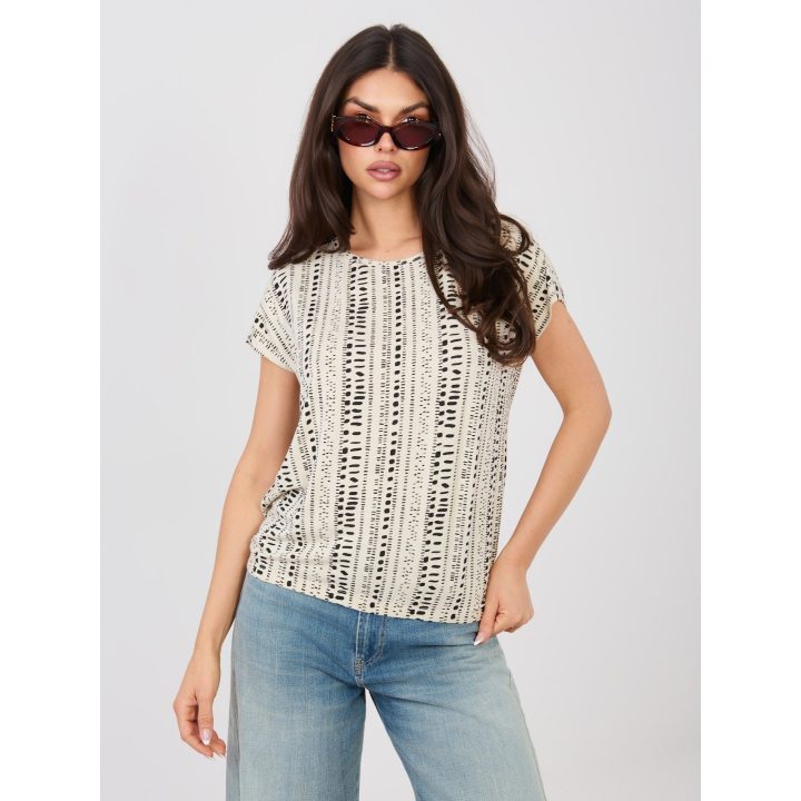 Moteriški marškinėliai šviesiai smėlio XS–5XL