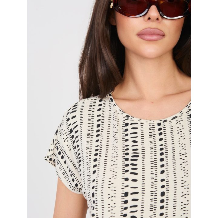 Moteriški marškinėliai šviesiai smėlio XS–5XL