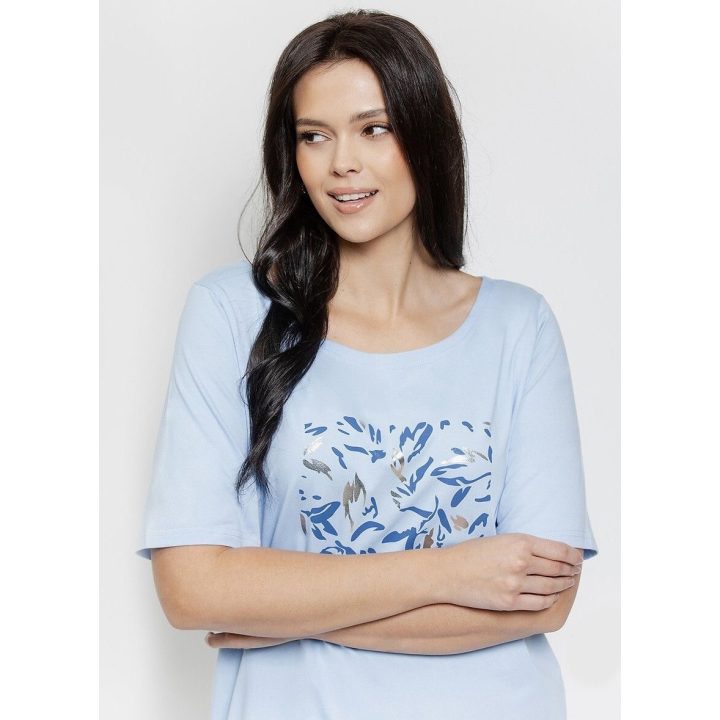 Moteriška naktinė palaidinė 100% medvilnės Valentina