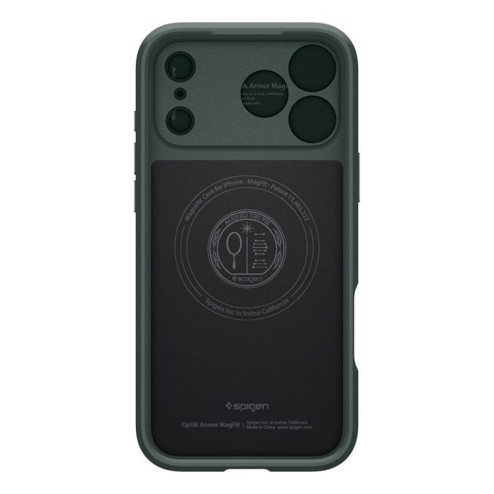 Dėklas MagSafe žalias iPhone 17 Pro Spigen