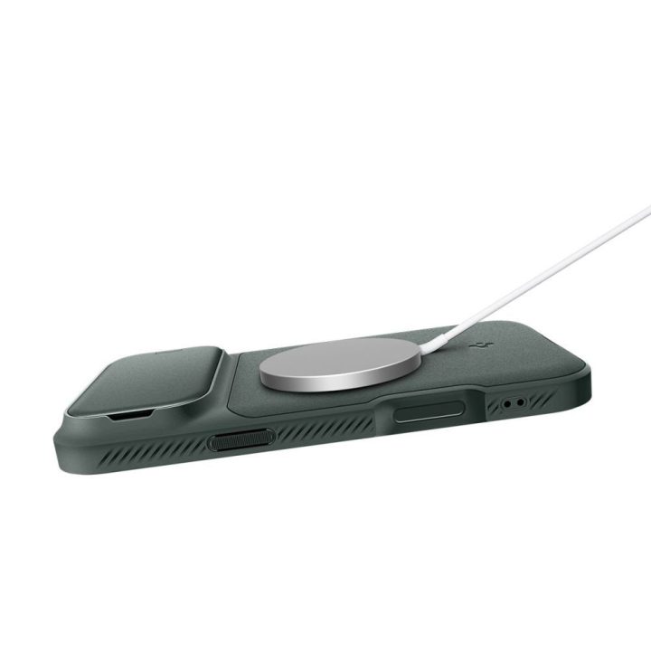 Dėklas MagSafe žalias iPhone 17 Pro Spigen