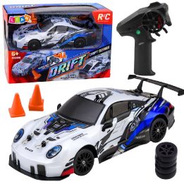 Radijo valdomas automobilis 4WD 1:24 mėlynas