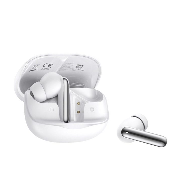 Ausinės su ANC ir Bluetooth 5.4 balta QCY