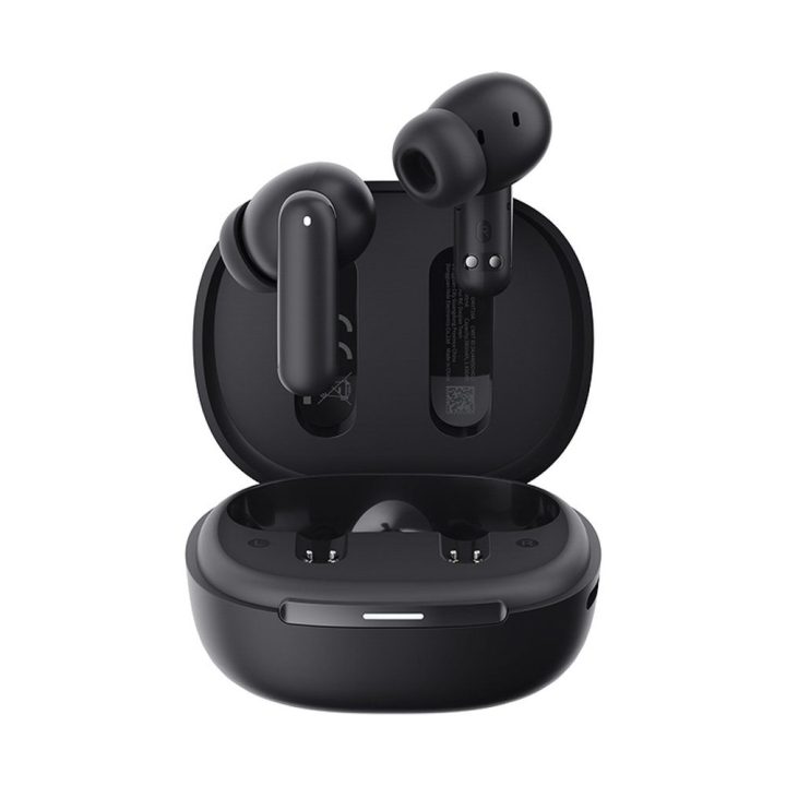 Ausinės su ANC ir Bluetooth 5.4, juodos QCY