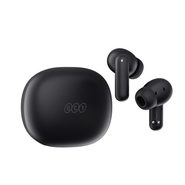 Ausinės su ANC ir Bluetooth 5.4, juodos QCY