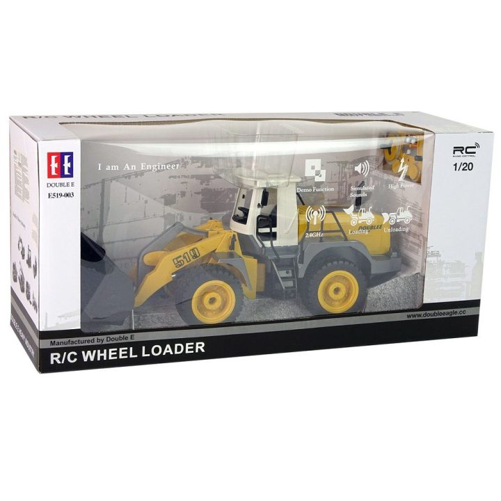 Vaikiškas ekskavatorius R/C 1:20 su pakeliamu kaušu
