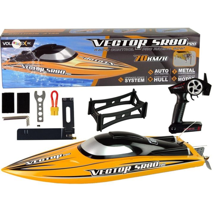 Vaikiška motorinė valtis 80 cm SR 80 PRO geltona