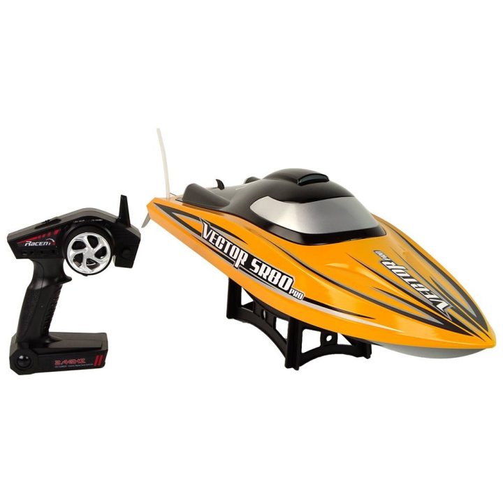 Vaikiška motorinė valtis 80 cm SR 80 PRO geltona